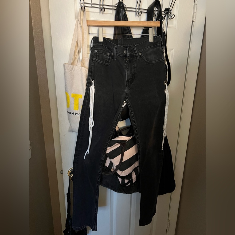 Custom Vintage Black Levi’s